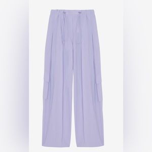 The Frankie Shop Celeste Cargo Pants in Lilac - M/L
